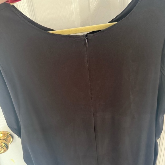 Universal Standard for J. Crew Cupro Wide Leg Jumpsuit XL Black Soft Cropped - Picture 5 of 8